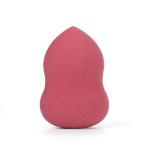 Luxury makeup sponge set in flower-decorated glass containers