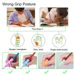Colorful pencil grips to help kids