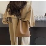 Casual Crossbody Bucket Bag with Two Large Wallets Stylish for Women