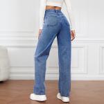 Elegant Long Straight Women's Jeans