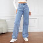 Elegant Long Straight Women's Jeans