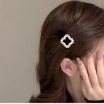 Velvet Diamond Square Hair Clip