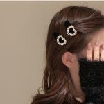 Velvet Diamond Square Hair Clip