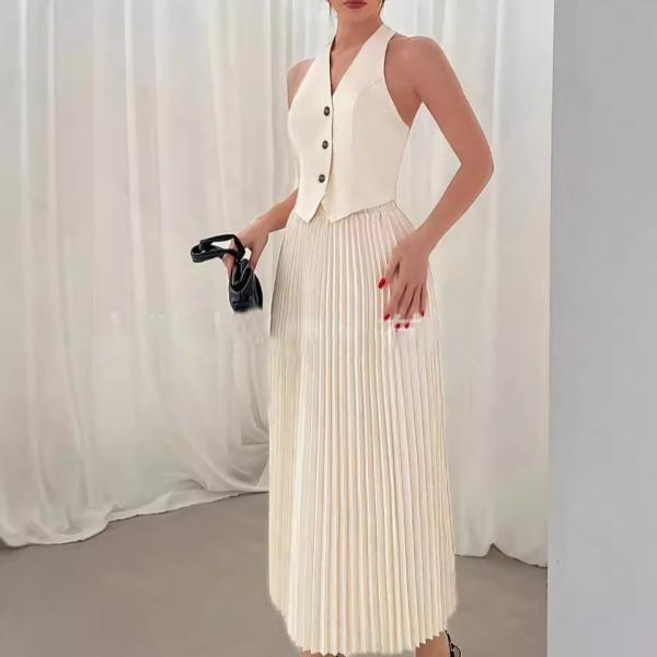 Sleeveless French-Style Dress