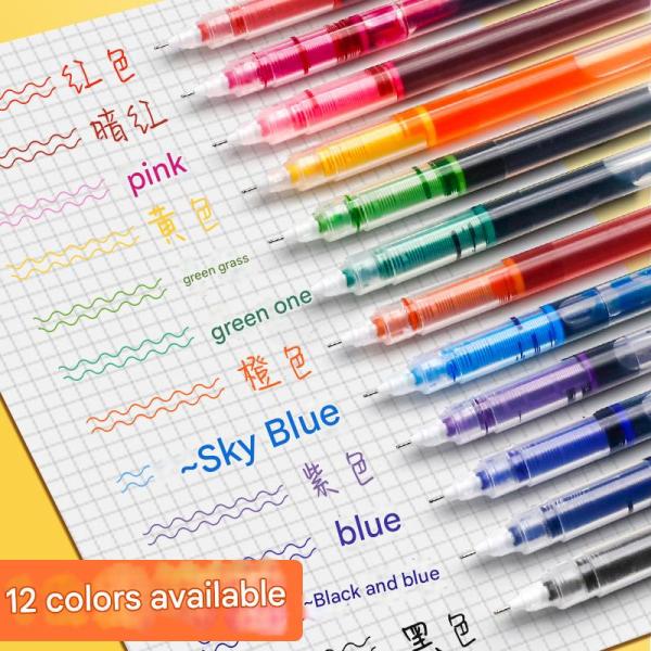 12 ballpoint pens