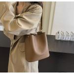 Casual Crossbody Bucket Bag with Two Large Wallets Stylish for Women