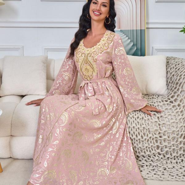 Dream Dress - Royal Pink with Beautiful, Gorgeous Embroidery ✨ Shine like a princess in everything with this luxurious factor to give you an unforgettable presence