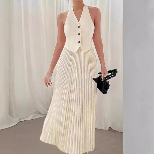 Sleeveless French-Style Dress