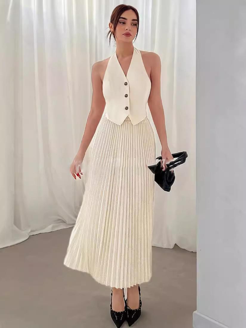Sleeveless French-Style Dress