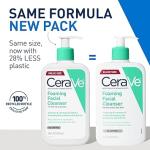 CeraVe Hydrating Foaming Gel Cleanser, Gentle Facial Wash with Hyaluronic Acid and Ceramides for Normal to Dry Skin